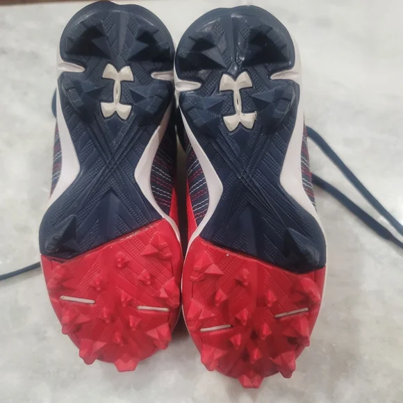 Under Armour Youth High Top Cleats 1K - Picture 3 of 10